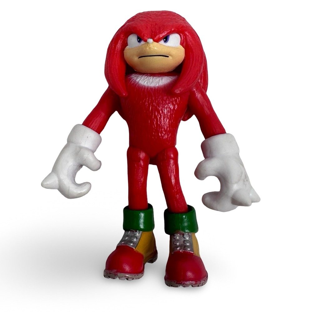 Jakks Pacific Sonic the Hedgehog 2 Movie Knuckles 4" Action Figure PVC 2022 SEGA